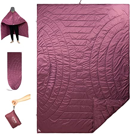 iClimb 3M Thinsulate Insulation Warm Camping Blanket Ultralight Compact (Dry Rose)