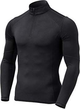 Tesla Men's Thermal WinterGear Compression Baselayer Mock Long Sleeve T Shirts YUT32 / YUZ47 / T32 / T42