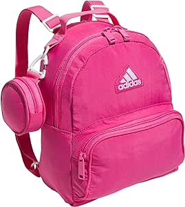 adidas Must Have Mini Backpack, Small Festivals and Travel, Pulse Magenta Pink/White, One Size