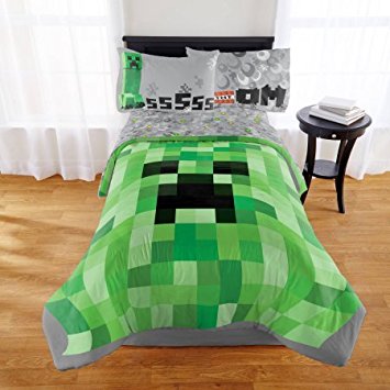 Minecraft Twin/Full Bedding Comforter