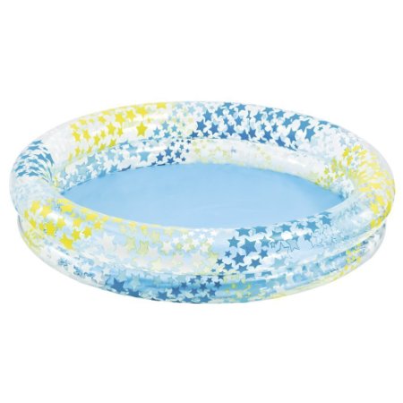 Intex Inflatable Stars Kiddie 2 Ring Circles Swimming Pool (48" X 10") [Assorted Styles]