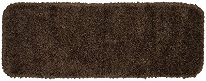 Garland Rug Serendipity Shaggy Washable Nylon Rug, 22-Inch by 60-Inch, Chocolate