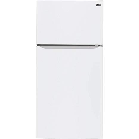 LG LTCS24223W 23.8 Cu. Ft. White Top Freezer Refrigerator-Energy Star