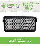1 Miele S4000 and S5000 HEPA Filter Designed To Fit Miele Galaxy S4000 and S5000 Series Vacuums Compare To Miele Part  SF AH50 Designed and Engineered By Crucial Vacuum