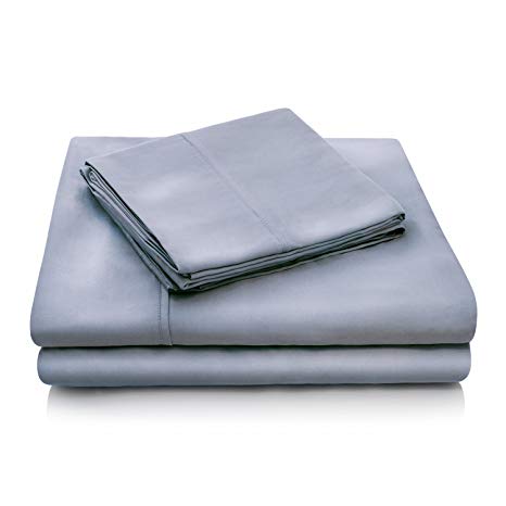 woven MA03SKDUTS Tencel Sheet Set-Silky Soft, Refreshing and Eco-Friendly Split King Sheets-Dusk-5pc, Split King Dusk