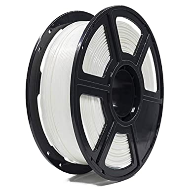 FLASHFORGE PLA /PLA PRO 3D Printing Filament, with an Extra resealable vacuumed Bag, High Quality PLA Filament 1.75mm Provides Printing Temperature 374-428°F (White, Max PLA)