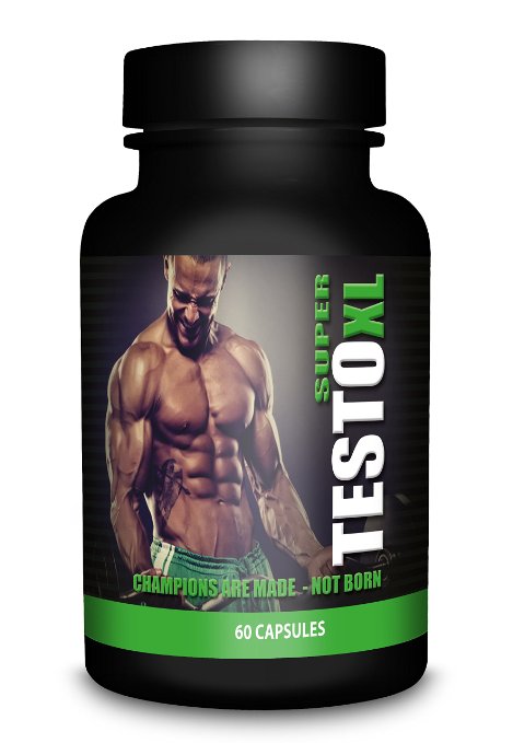 Super Testo XL - Natural Testosterone Booster - Muscle Growth & Strength