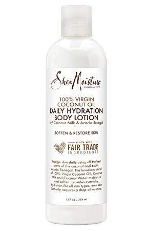 Shea Moisture Virgin Coconut Oil Daily Hydration Body Lotion, 13 Ounce