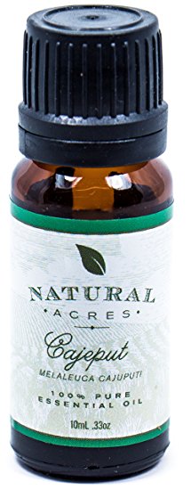 Cajeput Essential Oil - 100% Pure Therapeutic Grade Cajeput Oil by Natural Acres - 10ml