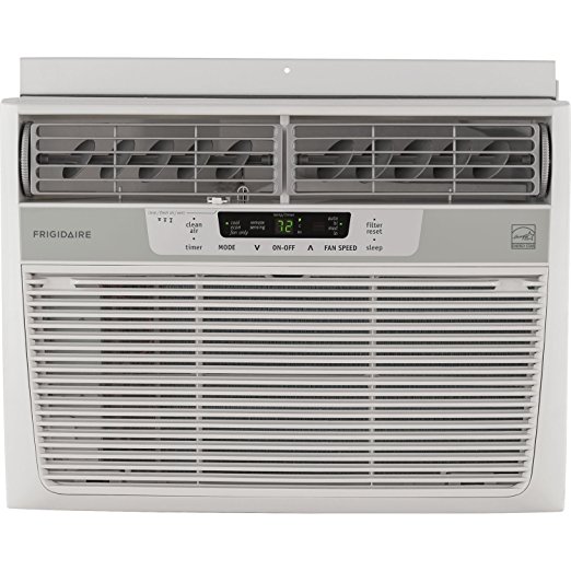 Frigidaire 10,000 BTU 115V Window-Mounted Compact Air Conditioner with Temperature Sensing Remote Control