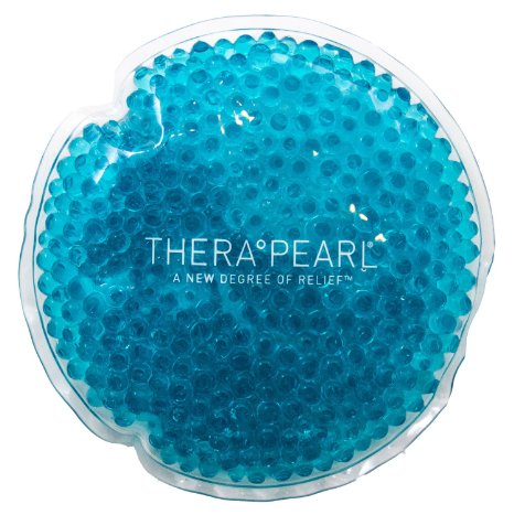 TheraPearl Round Pearl Pack, Reusable Hot Cold Therapy Pack with Gel Beads