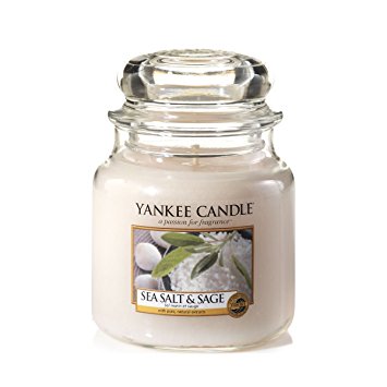 Yankee Candle Medium Jar Candle, Sea Salt and Sage