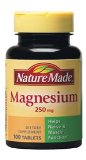 Nature Made MAGNESIUM 250 mg 100 Tablets