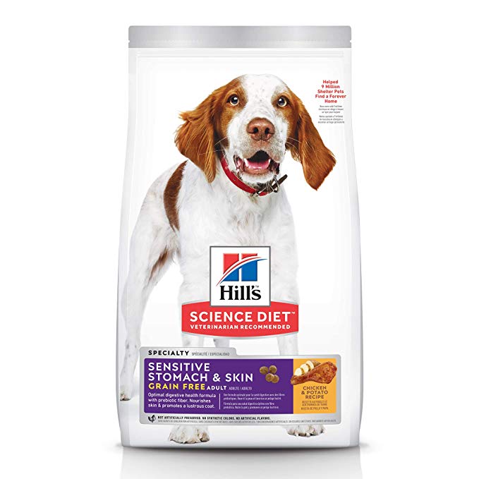 Hill's Science Diet Dry Dog Food, Adult, Sensitive Stomach & Skin, Chicken Recipe