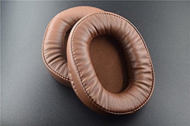 Soft Replacement Earpads Ear Pads Cushion for ATH-MSR7,Sony MDR-7506,Ultrasone PRO-900 Headphone Brown