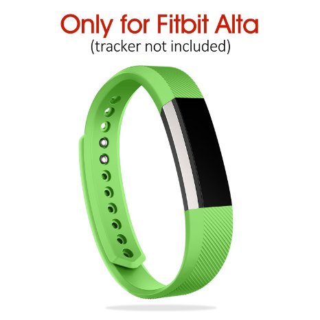 Fitbit Alta Accessories Band, UMTele Classic Silicone Wristband Sport Strap Replacement Band For Fitbit Alta Fitness Tracker