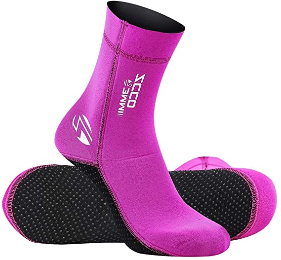 ZCCO Premium Neoprene Sock, 3mm Water Socks for Scuba Diving, Snorkeling, Beach, Surfing, Swimming, Sailing