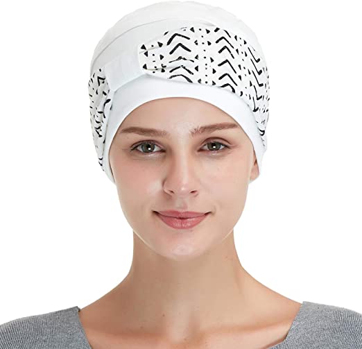 Bamboo Double Layered Comfort Beanie for Cancer Patient, Chemo Patient, Hats for Cancer Chemo Patients Women