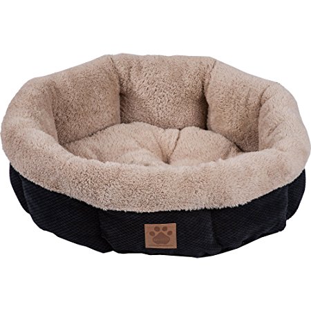 Precision Pet SN MC Round Shearling Bed