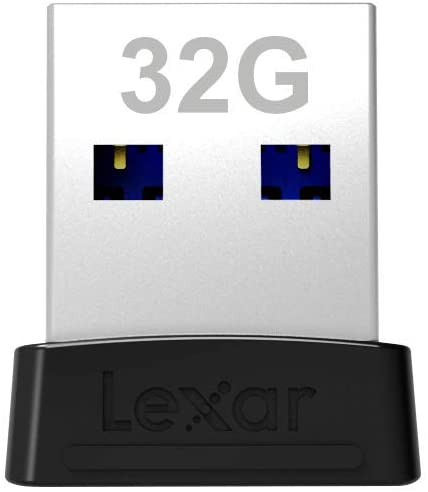 Lexar JumpDrive S47 32GB USB 3.1 Flash Drive (LJDS47-32GABBKNA), Black