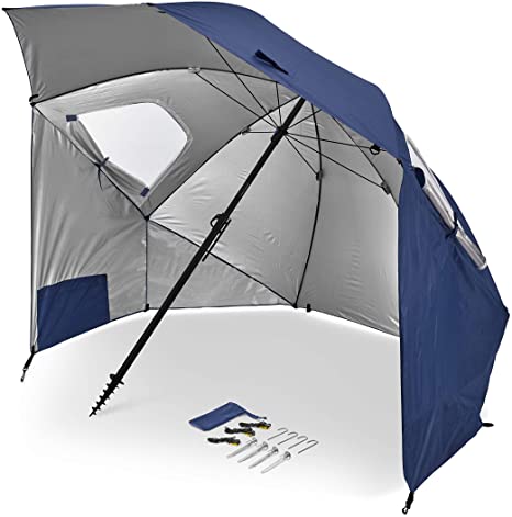 Sport-Brella Premiere XL UPF 50  Umbrella Shelter for Sun and Rain Protection (9-Foot)