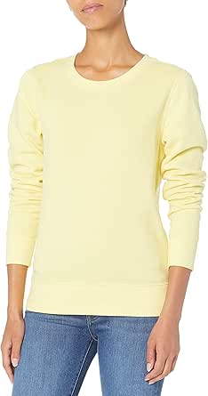 Amazon Essentials Women's French Terry Fleece Crewneck Sweatshirt (Available in Plus Size)