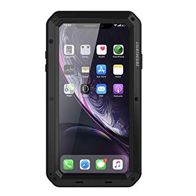 Metal iPhone Xs max case, Aluminum Alloy Protective Extreme Water Resistant LIGHTDESIRE Shockproof Military Bumper Heavy Duty Cover Shell - Black