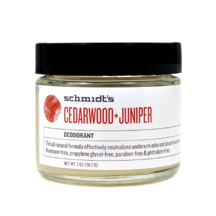 Schmidts Natural Deodorant - Cedarwood  Juniper Jar