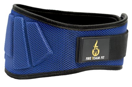 Fire Team Fit Weightlifting Belt, Crossfit, Olympic Lifting, for Men and Women, 6 Inch, Back Support for Lifting