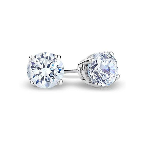 Holiday Sale! IGI Certified Solitaire 14k Gold Diamond Stud Earrings 0.15CT to 0.50CT (Color JKLM,Clarity I2/I3)