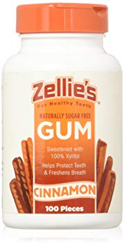 Zellies Cinnamon Gum, 100 Count Jar