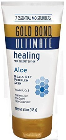 Gold Bond Ultimate Skin Therapy Lotion, Healing, Aloe, 5.5 oz , (Pack of 2)