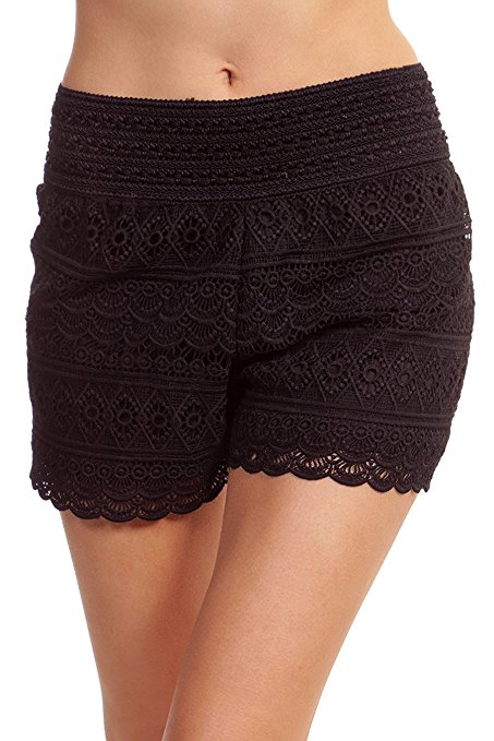 ToBeInStyle Women's Lace Shorts