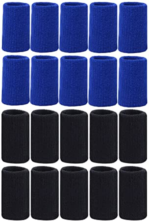 Mudder 20 Pieces Finger Sleeves Thumb Braces Support Elastic Compression Protector Braces for Relieving Pain Calluses Arthritis Knuckl