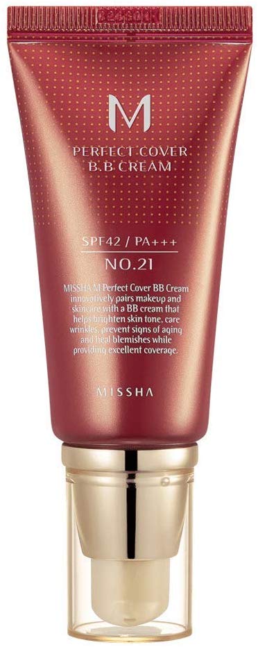 Missha M Perfect Cover Bb Cream With Spf42 Pa   , Light Beige, 50 ml
