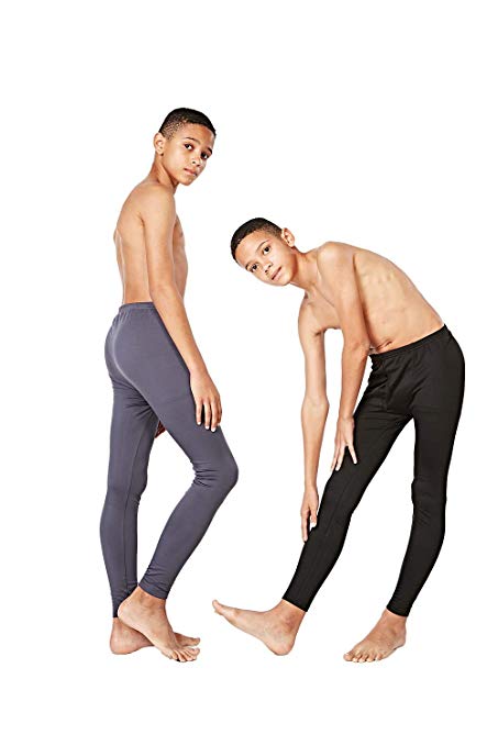 DEVOPS Boys & Girls Thermal Heat-Chain Microfiber Fleece Underwear Baselayer Top & Bottom (Long Johns) Set