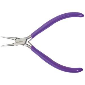 Purple Handle Round Nose Pliers Super-fine Round Nose with Spring