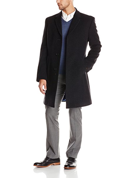 Tommy Hilfiger Men's Barnes Single Breasted Walker Coat