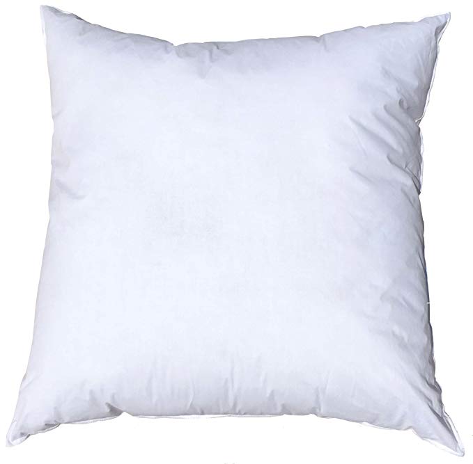 Pillowflex 12x12 Inch Premium Polyester Filled Pillow Form Insert - Machine Washable - Square - Made In USA