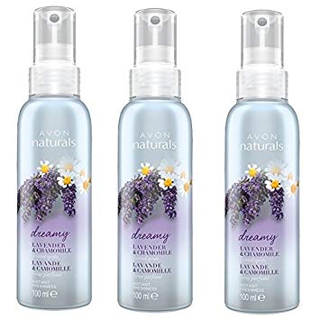 3 X Avon Naturals Lavender & Chamomile Room & Linen Spray