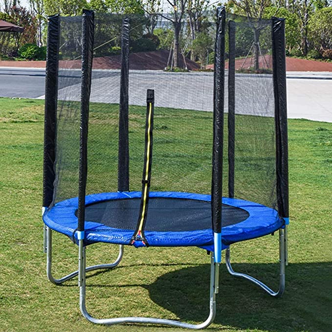 Abvenc 6FT Trampoline for Kids, Toddler Trampoline, Indoor/Outdoor Trampoline with Safety Enclosure, Personal Trampoline with Enclosure Net Jumping Mat and Spring Cover Padding