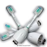 Philips Sonicare Toothbrush E Series Generic Replacement Heads Fits Essence Xtreme Elite and Advance 4-pack