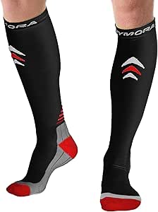 Rymora Compression Socks for Men and Women (Cushioned, Graduated Compression, Seamless)