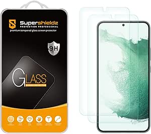 Supershieldz (2 Pack) Designed for Samsung (Galaxy S23 Plus 5G) Tempered Glass Screen Protector, Anti Scratch, Bubble Free