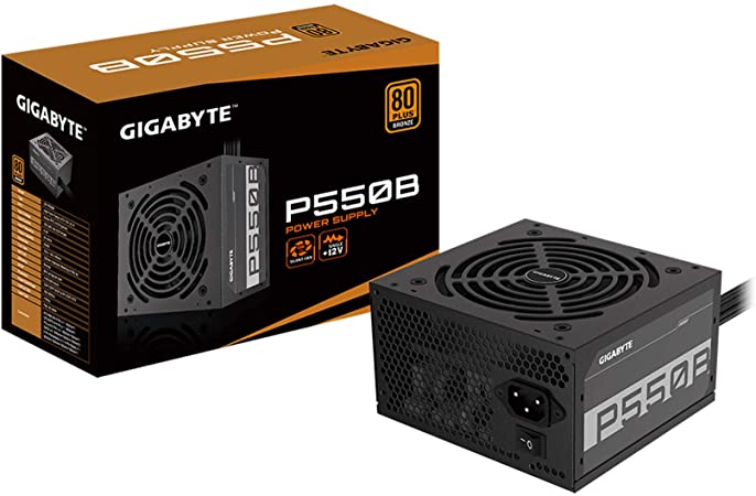 Gigabyte GP-P550B (80 Plus Bronze 500W, Quiet Fan, Active Power Protection, Power Supply)