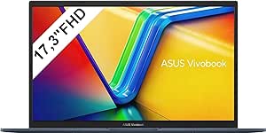 ASUS (FullHD 17,3 Zoll Gaming Notebook (Intel Core i7 1355U 10 Kern CPU, 5.0 GHz, 40 GB DDR4, 2000 GB SSD, Intel Iris Xe 3D, HDMI, BT, USB 3.0, WLAN, Windows 11 Prof. 64, MS Office) - 7669