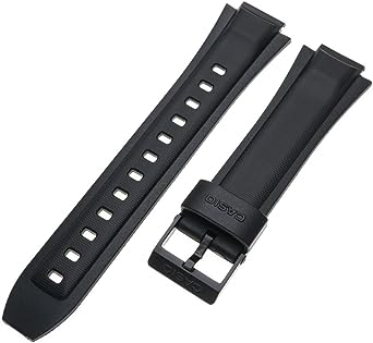 Casio Watch Band Strap Resin MW-600 MW600 MW600B MW600E MW600F MW600B-1BV, Black