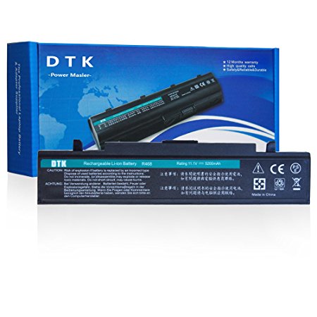 Dtk® New Laptop Battery Replacement for SAMSUNG R428, R439, R460,R468, R470, R480, R519, R580, R620, R700,R720, R728, R780, RC420, RC510, RC520, RC530, P428, P467, Q320 Series, AA-PB9NC5B, AA-PB9NC6W[11.1V 4400MAH 6CELLS]