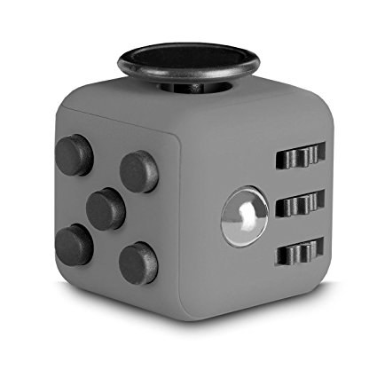Spinners By IN Global Cube Edition Gray Fidget Cube