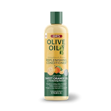 ORS Olive Oil Classics Replenishing Conditioner with Sweet Orange Oil for Revitalizing Moisture, (16.0 oz)